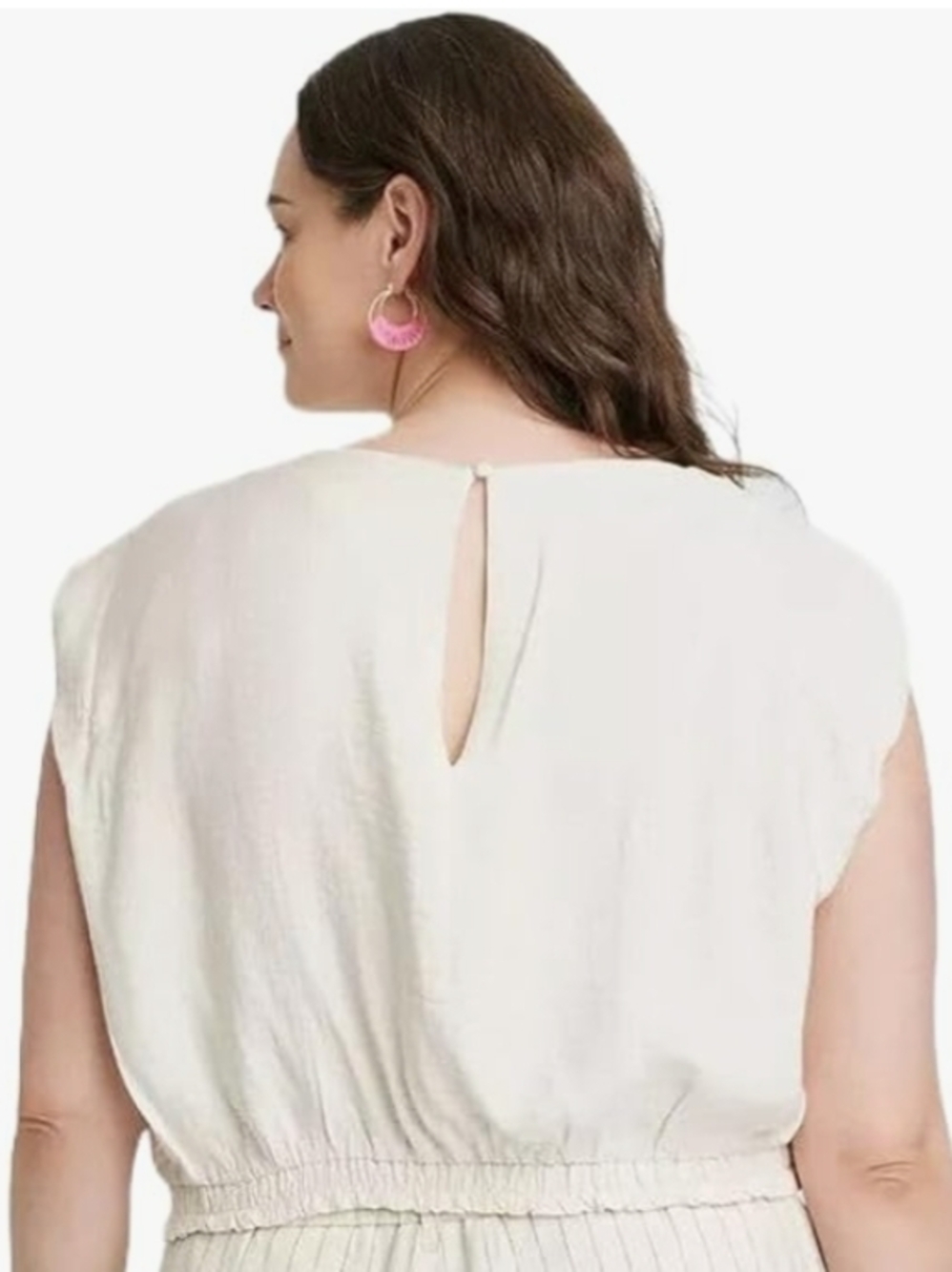 A New Day Women's Elastic Waist Cropped Top - Picture 3 of 3